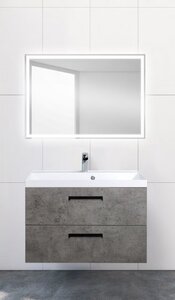 Изображение товара Тумба под раковину BelBagno AURORA-800-2C-SO-CP 80 см, подвесная, Cemento Pallido
