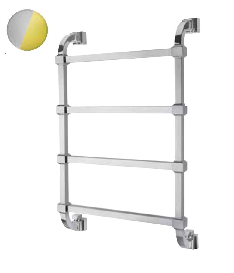 Изображение товара Полотенцесушитель Margaroli Concerto 7324704CON в хроме и золоте