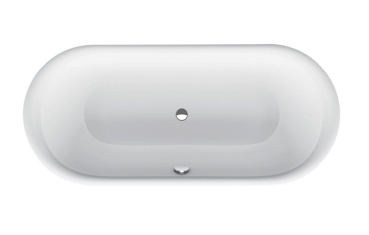 Изображение товара Стальная овальная ванна Bette Lux Oval 180x80 см с шумоизоляцией, Германия