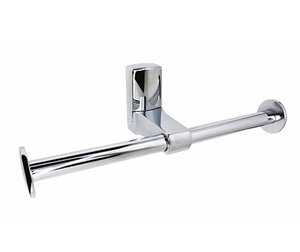 Изображение товара Двойной держатель для туалетной бумаги WasserKRAFT Leine 25 см хром Германия