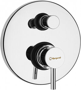 Изображение товара Смеситель для ванны и душа Margaroli Moderna RU2008AA01CR с внутренней частью и хромом