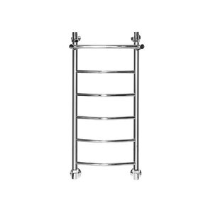 Изображение товара Полотенцесушитель водяной Ника Arc ЛД ВП 6-Cr, высота 80 x ширина 30 см, с полочкой, цвет хром