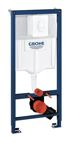 Изображение товара Инсталляция для подвесного унитаза 3 в 1 Grohe Rapid SL 38722001, с клавишей Skate Air Изображение товара Инсталляция для подвесного унитаза 3 в 1 Grohe Rapid SL 38722001, с клавишей Skate Air
