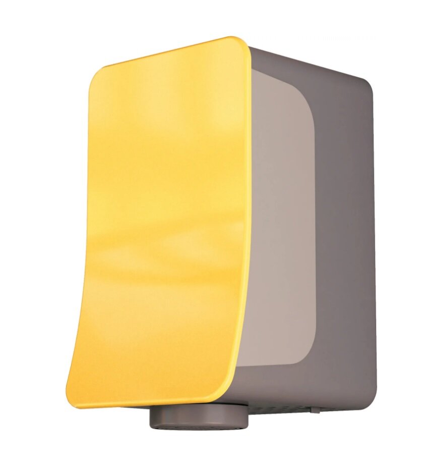 Изображение товара Сушилка для рук Nofer Fusion 01871.YL желтая автоматическая мощная и надежная