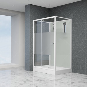 Изображение товара Душевая кабина RGW AN-207, 90 x 90 см, профиль белый, 411320799-95