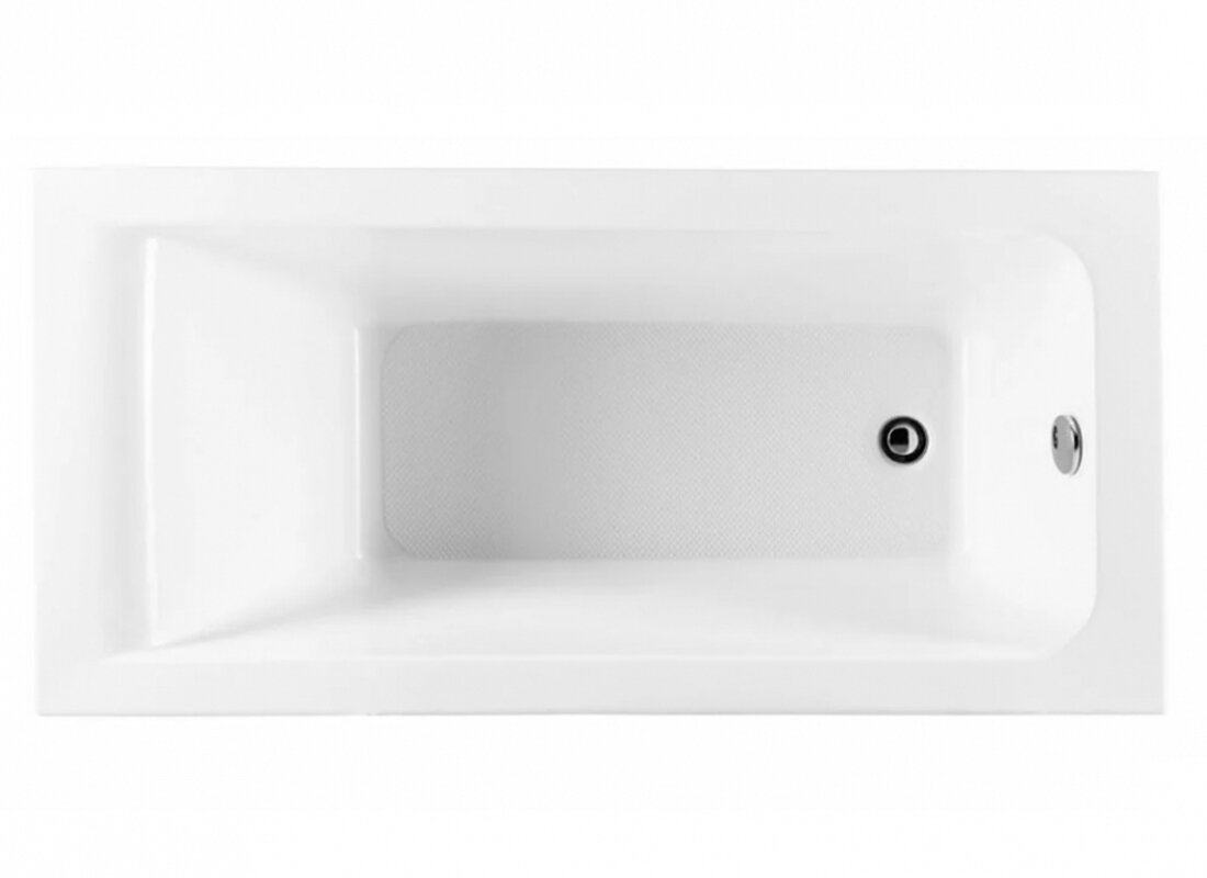 Изображение товара Акриловая ванна Aquanet Bright 155 х 70 см белая без гидромассажа