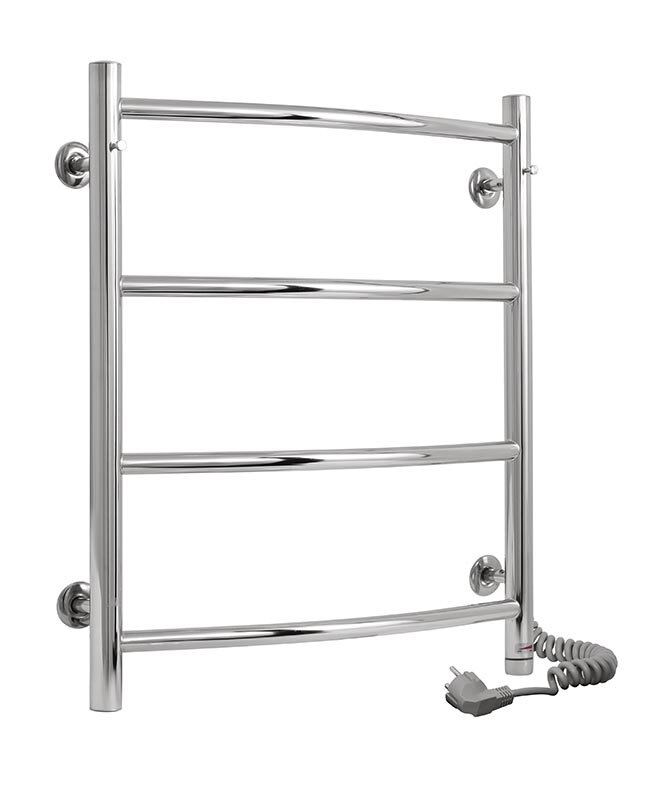 Изображение товара Электрический полотенцесушитель Laris Классик П4 60 см хром нержавеющая сталь