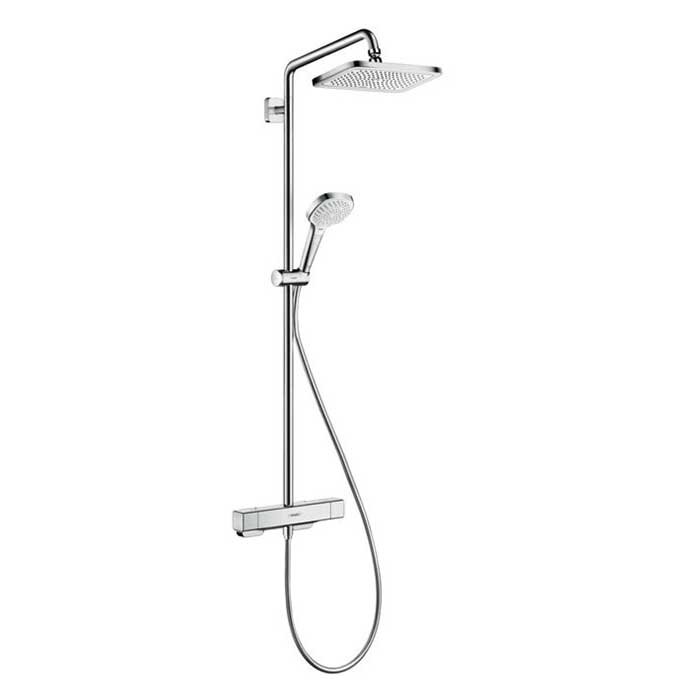 Изображение товара Душевая система Hansgrohe Croma E Showerpipe 280 1jet 27630000 c термостатом, хром