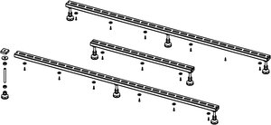 Изображение товара Ножки для душевого поддона Riho Basel 406, 416, 432 207110, 8 опор, металл