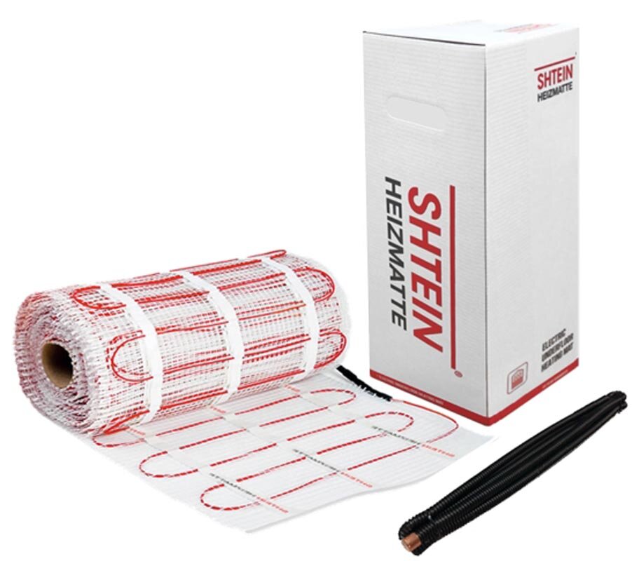 Изображение товара Теплый пол Shtein Heizmatte-200 sht-1800 9 кв.м. мощность 1800 Вт Германия