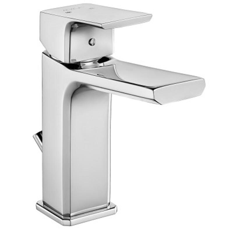 Изображение товара Смеситель E.C.A Tiera 102188012EX для раковины с донным клапаном хромированный