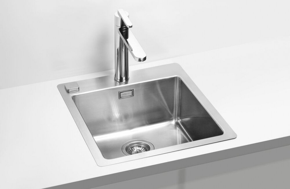 Изображение товара Кухонная мойка Alveus PURE 20 SAT-90 465x525 хром угловая установка