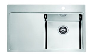 Изображение товара Мойка кухонная Alveus PURE 20 SAT-90 790 x 525, левая/правая (1103610/1103651)