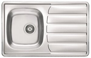 Изображение товара Кухонная мойка Alveus ZOOM 20 SAT-90 из нержавеющей стали 79x50 см