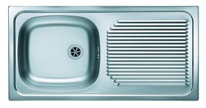 Изображение товара Кухонная мойка Alveus BASIC 60 SAT-60 нерж сталь 860x435 мм с гарантией 5 лет