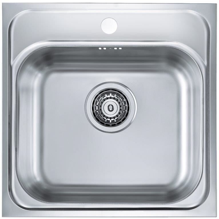 Изображение товара Мойка Alveus BASIC 140 Нержавеющая сталь Satin 46,5x46,5 см Изображение товара Мойка Alveus BASIC 140 Нержавеющая сталь Satin 46,5x46,5 см