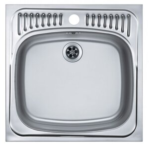 Изображение товара Мойка кухонная Alveus BASIC 130 SATI-60 из нержавеющей стали врезная 46,5x46,5 см