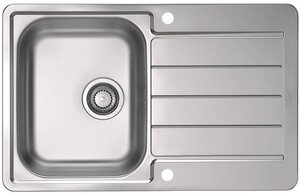 Изображение товара Кухонная мойка из нержавеющей стали Alveus LINE MAXIM 80 SAT-90 79x50 см