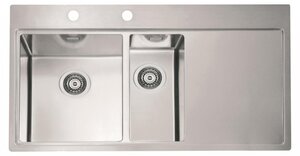 Изображение товара Мойка кухонная Alveus PURE 60 SAT-90 980 x 525, левая/правая (1103654/1103655)
