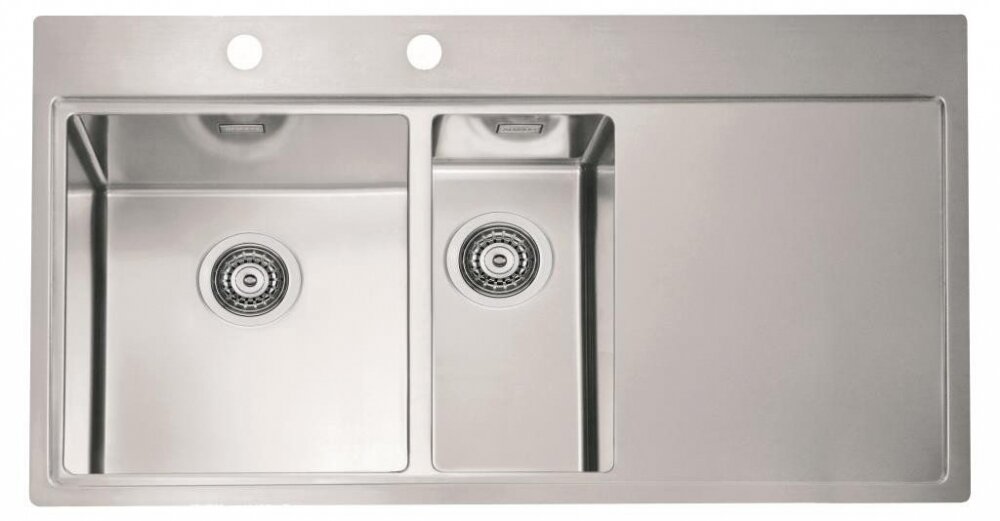 Изображение товара Мойка кухонная Alveus PURE 60 SAT-90 980 x 525, левая/правая (1103654/1103655)