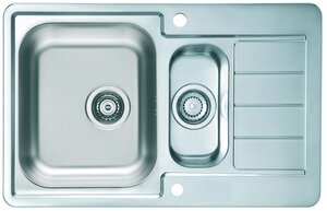 Изображение товара Кухонная мойка Alveus LINE MAXIM 70 FS SAT-90 из нержавеющей стали 79,5x50,5 см