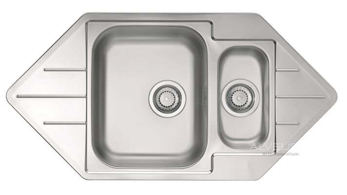 Изображение товара Мойка кухонная Alveus LINE 1065674 40 SAT-90 980 x 500 Изображение товара Мойка кухонная Alveus LINE 1065674 40 SAT-90 980 x 500