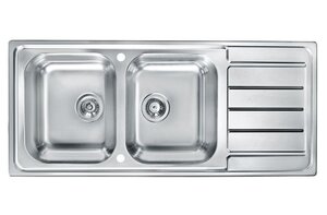 Изображение товара Кухонная мойка Alveus LINE MAXIM 100-SAT FS 1165 x 505 нержавеющая сталь