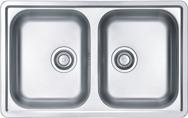 Изображение товара Мойка кухонная из нержавеющей стали Alveus LINE 90 SAT-60 79x50 см, врезная
