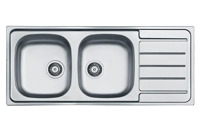 Изображение товара Кухонная мойка Alveus LINE 100 SAT-90 из нержавеющей стали 1160 x 500