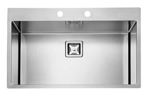 Изображение товара Кухонная мойка Alveus STYLUX 40 SAT-90 нержавеющая сталь 790x510 мм с гарантией 5 лет