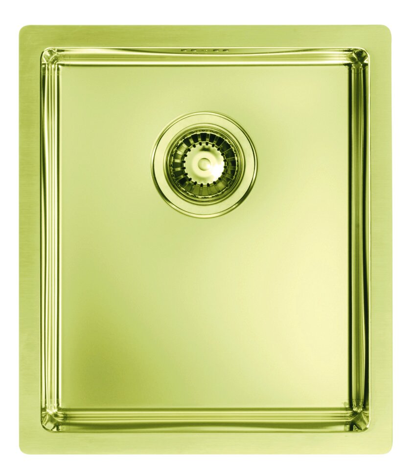 Изображение товара Мойка Alveus QUADRIX 20 1103316 - GOLD PVD, 39x45 см, врезная Изображение товара Мойка Alveus QUADRIX 20 1103316 - GOLD PVD, 39x45 см, врезная