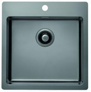 Изображение товара Кухонная мойка Alveus Pure Monarch 30 антрацит нержавеющая сталь угловая