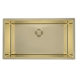 Изображение товара Мойка кухонная Alveus Quadrix 60 Monarch 1117478, с PVD покрытием, цвет золото