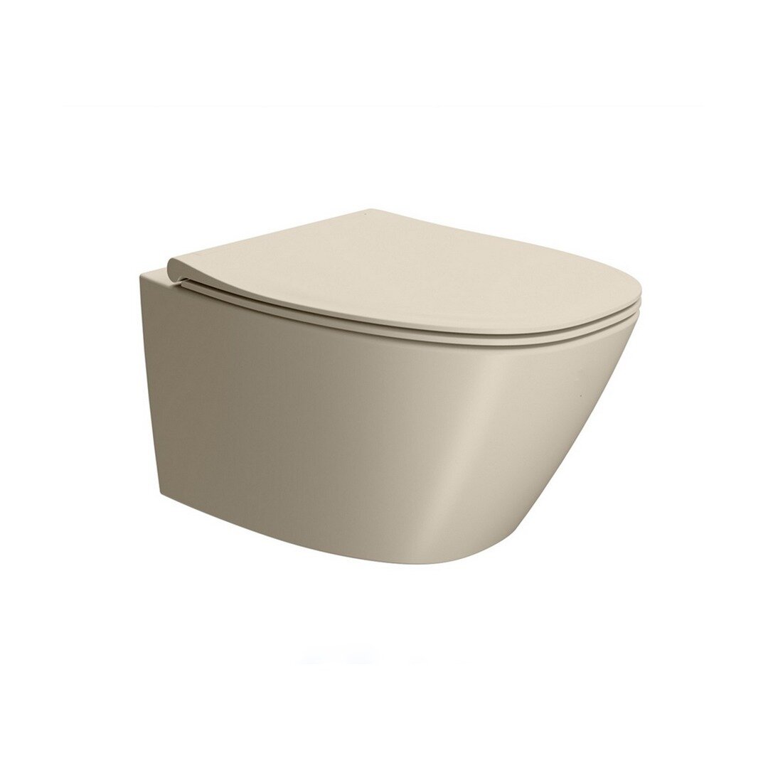 Изображение товара Подвесной унитаз GSI Modo+ 8415FR408, безободковый, смыв торнадо swirlflush, с креплением FISR4, cretta matte Изображение товара Подвесной унитаз GSI Modo+ 8415FR408, безободковый, смыв торнадо swirlflush, с креплением FISR4, cretta matte