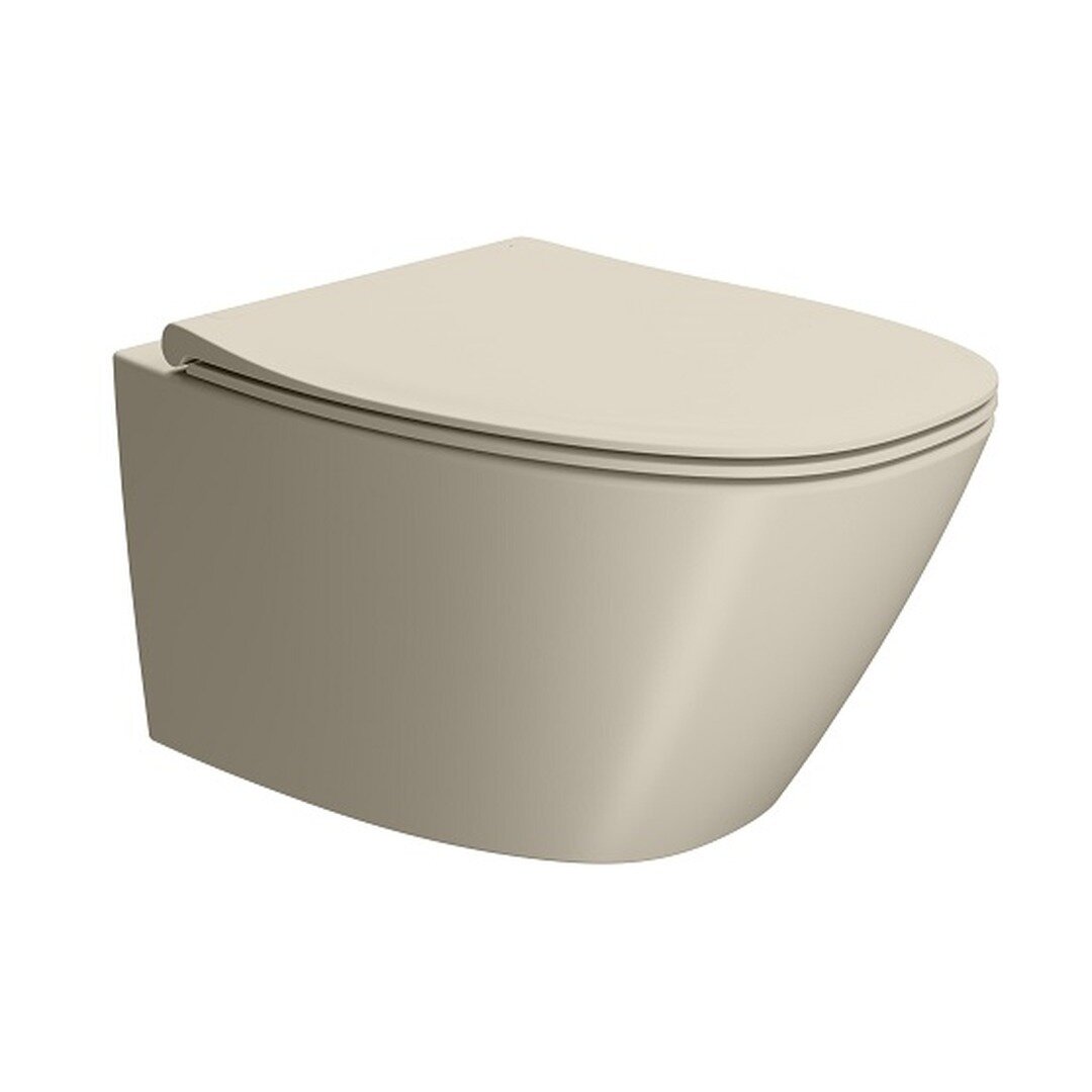 Изображение товара Подвесной унитаз GSI Modo+ 8415FR508, безободковый, смыв торнадо swirlflush, с креплением FISR5, cretta matte Изображение товара Подвесной унитаз GSI Modo+ 8415FR508, безободковый, смыв торнадо swirlflush, с креплением FISR5, cretta matte