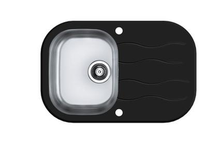 Изображение товара Кухонная мойка Alveus Wave 20 1102728 черная, врезная