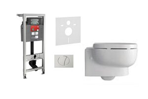 Изображение товара Подвесной унитаз с инсталляцией Galassia 5245 и сиденьем SoftClose M2