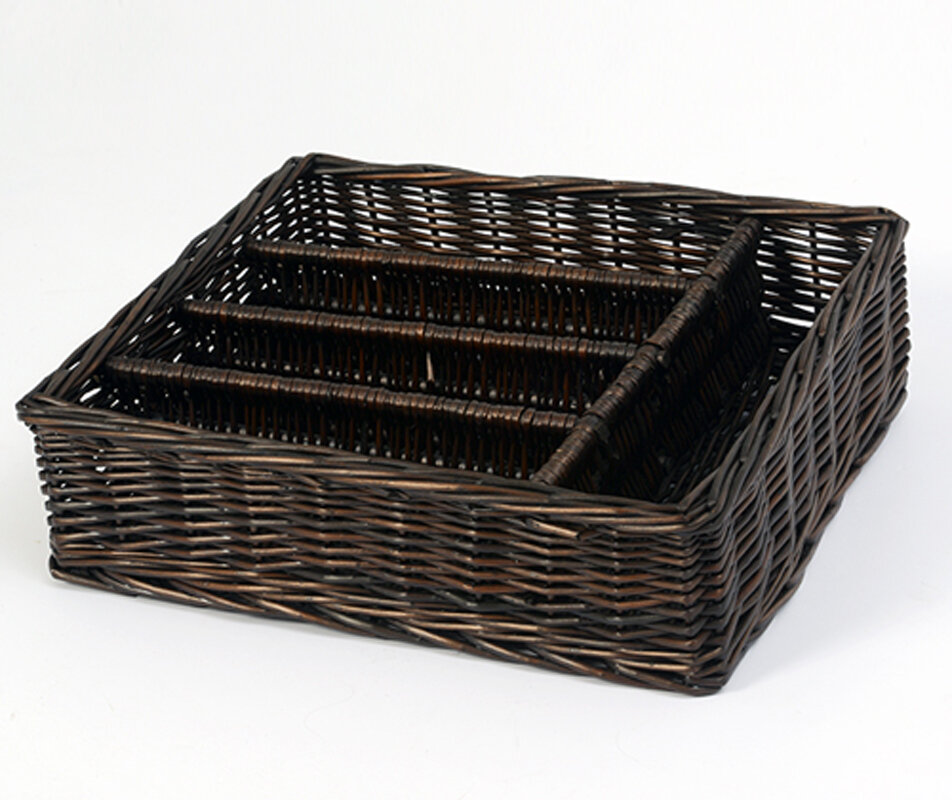 Изображение товара Большая корзина для белья WasserKraft Neime WB-190-L из ивовых прутей