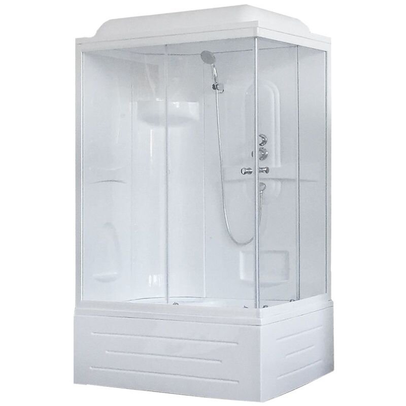 Изображение товара Душевая кабина Royal Bath RB8120BP1-T 120x80 см с тропическим душем, раздвижные двери