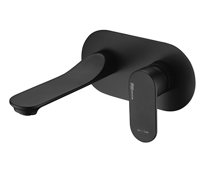 Изображение товара WasserKRAFT Elbe 7430: встраиваемый черный смеситель