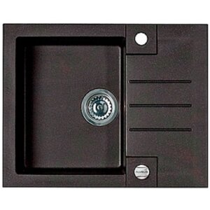 Изображение товара Кухонная мойка из искусственного камня Alveus Rock 30 1090951 черная, врезная, 595х475 мм
