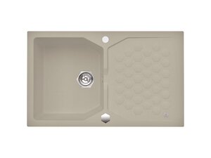 Изображение товара Кухонная мойка из искусственного гранита Alveus Sensual 30 жемчужная 850х520 мм