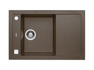 Изображение товара Кухонная мойка из искусственного камня Alveus Formic 76x50 см коричневая