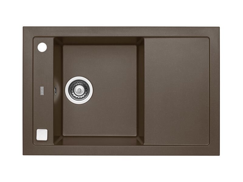Изображение товара Кухонная мойка из искусственного камня Alveus Formic 76x50 см коричневая