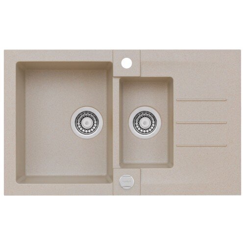 Изображение товара Мойка кухонная Alveus Rock 70 1090953 искусственный камень коричневая Изображение товара Мойка кухонная Alveus Rock 70 1090953 искусственный камень коричневая