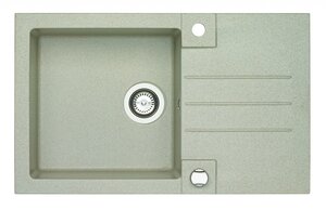 Изображение товара Кухонная мойка из искусственного гранита Alveus Rock 130 1122745 78х48 см