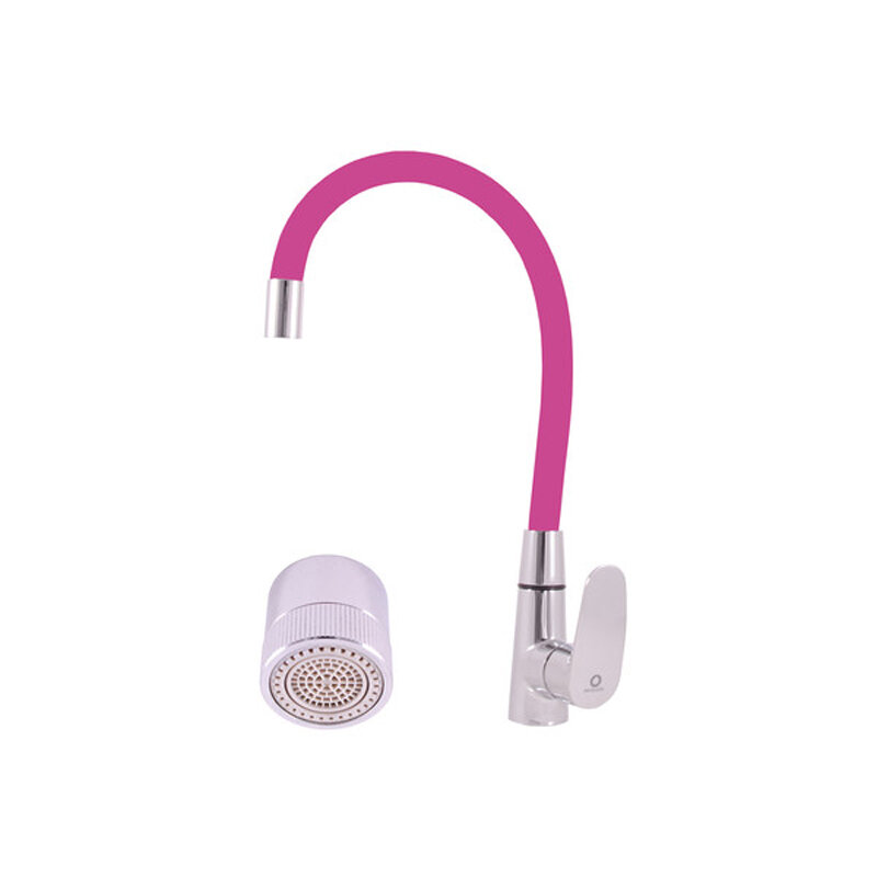 Изображение товара Смеситель для кухонной мойки Rav-Slezak Amur AM719.5/11R, гибкий излив, душ, хром розовый Изображение товара Смеситель для кухонной мойки Rav-Slezak Amur AM719.5/11R, гибкий излив, душ, хром розовый