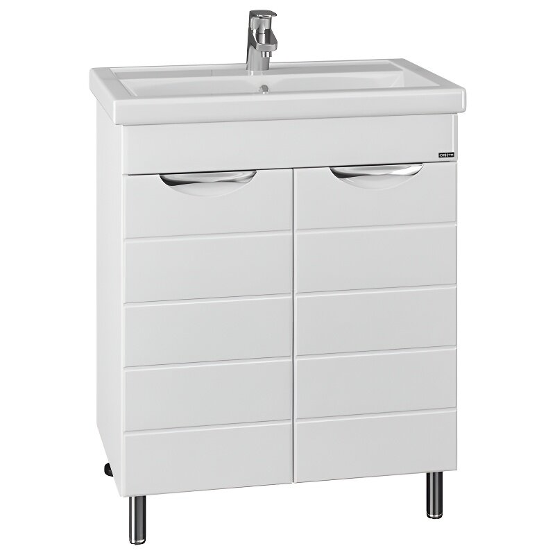 Изображение товара Тумба под раковину СаНта Родос 70 206018 напольная белая МДФ