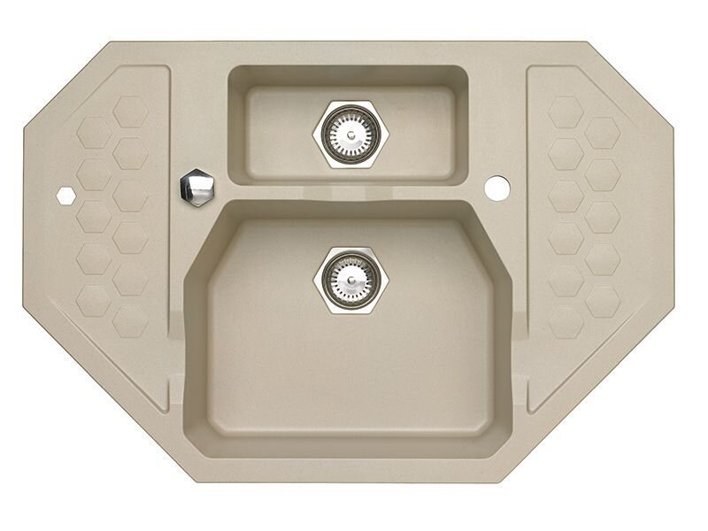 Изображение товара Мойка кухонная из искусственного камня Alveus Sensual 60 900x610 мм бежевый