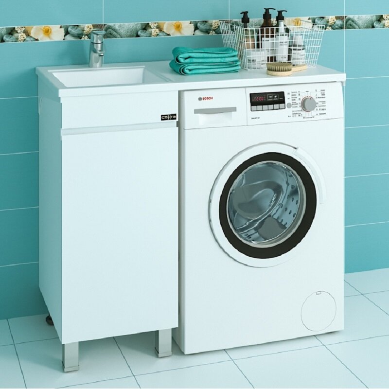 Изображение товара Тумба под раковину СаНта Марс-38 700221 напольная белая для ванной